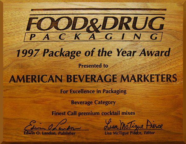 Food & Drug Magazine 1997 Package of the Year Award